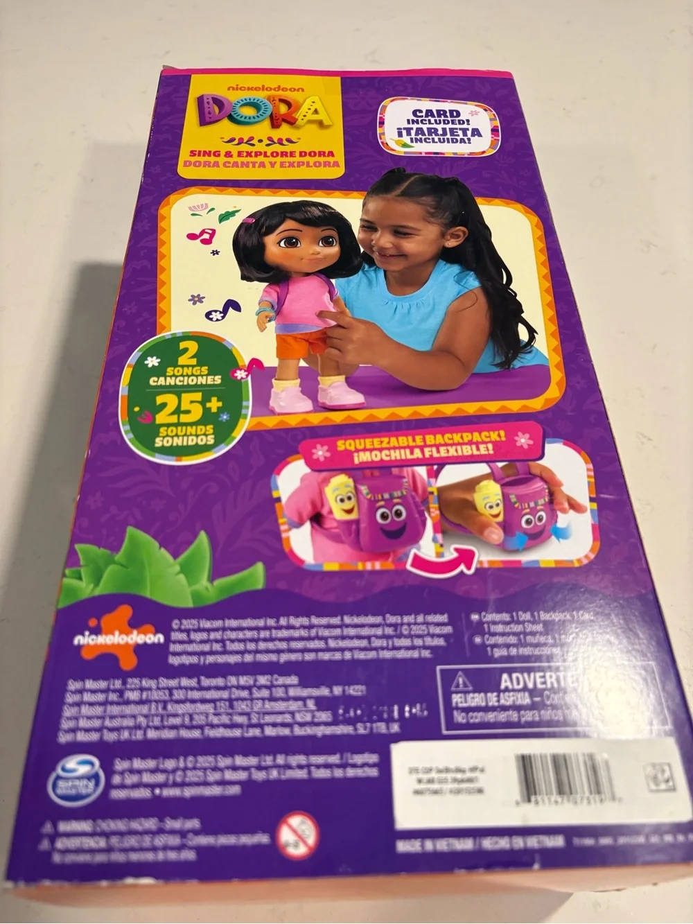 Nickelodeon Dora Interactive Doll - Purple & Pink